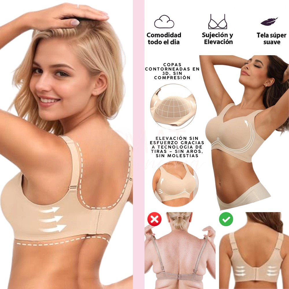 3X1 Corpiño Segunda Piel | Hot Sale