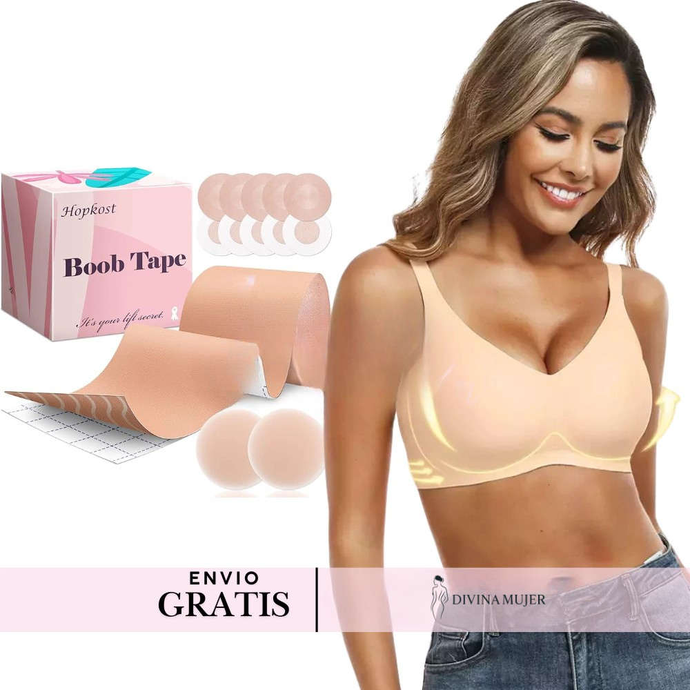 4x1 Corpiños segunda piel + Boob Tape DE REGALO