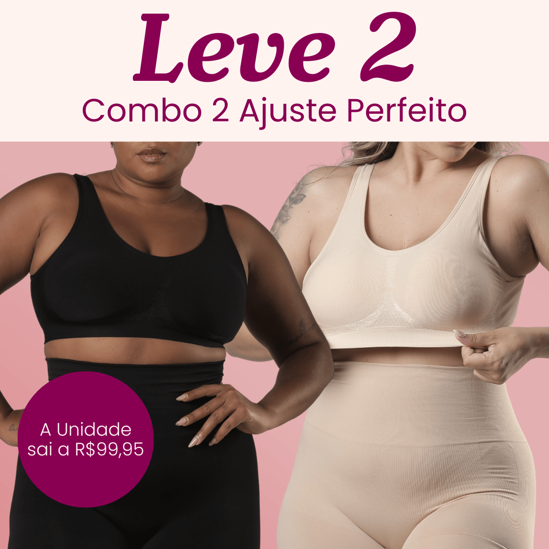 2 Sutiãs Ajuste Perfeito - Combo Irresistível